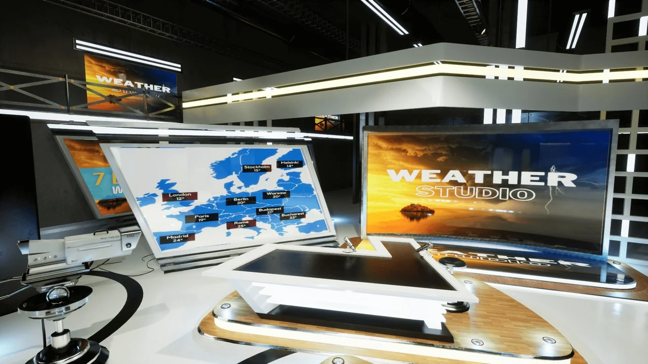 Weather TV Studio asset