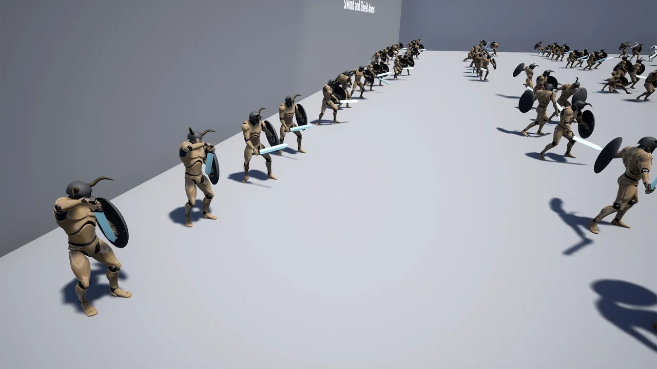 Sword and Shield Anims asset