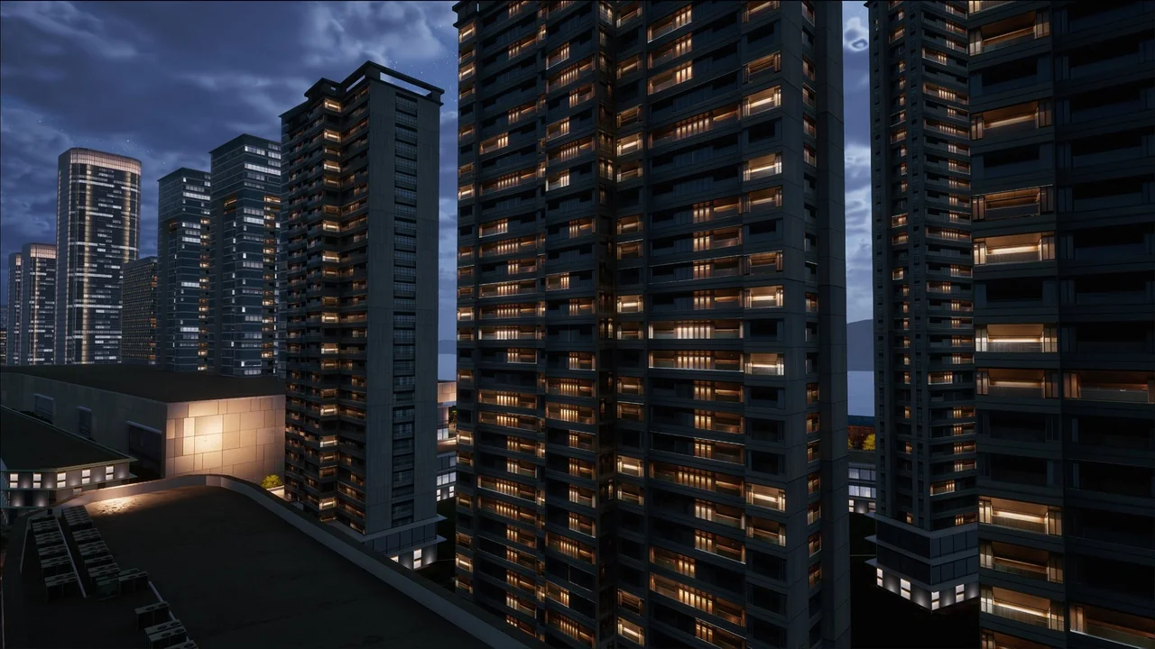 Dynamic City Creator Sample asset