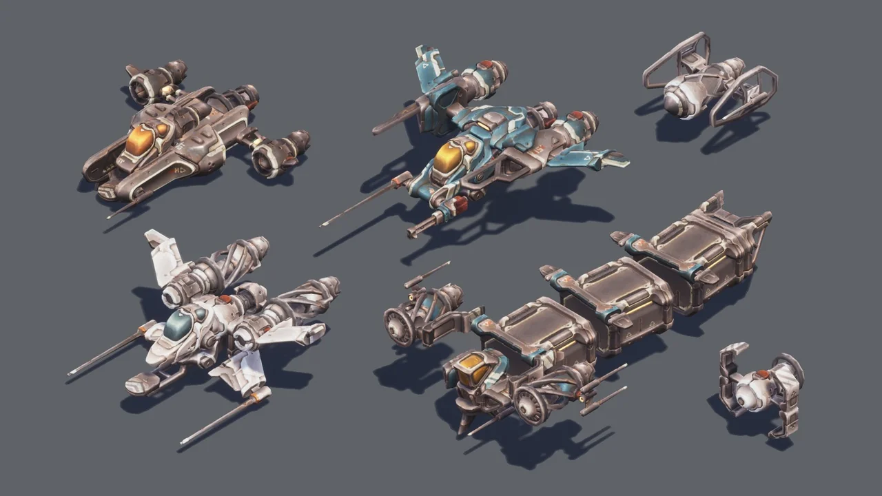 Sci-Fi Vehicle Constructor asset