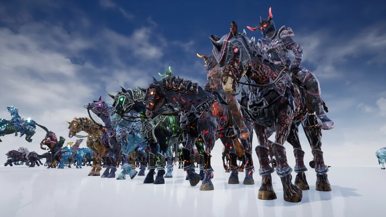 Undead Horse and Unholy Knight asset