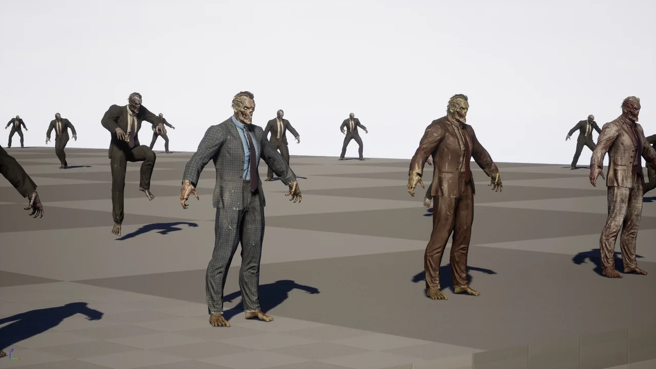 Urban Zombie Pack asset