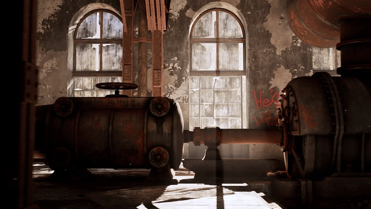 Abandoned Factory (Factory, Warehouse, Industrial Factory, Industrial Warehouse) asset