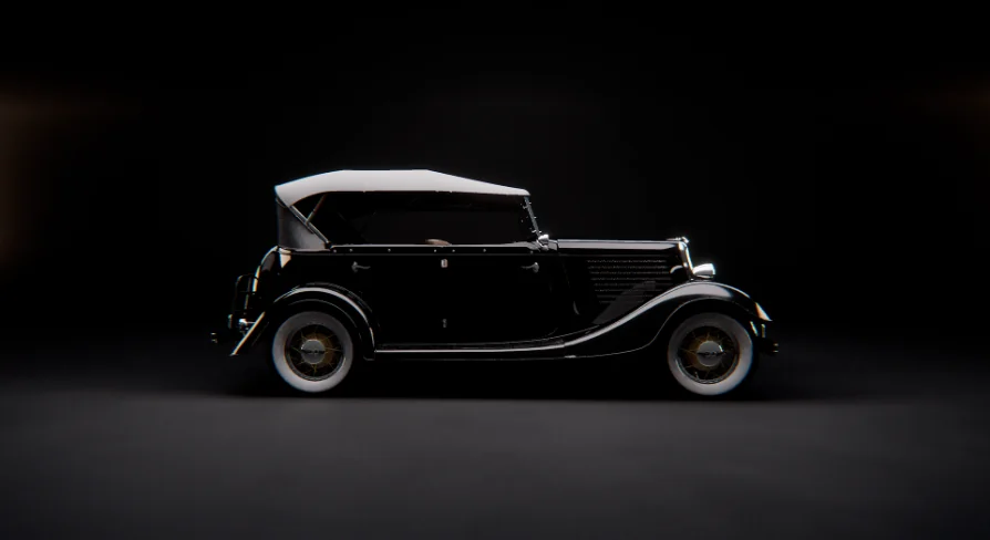 Drivable retro car "Farton"