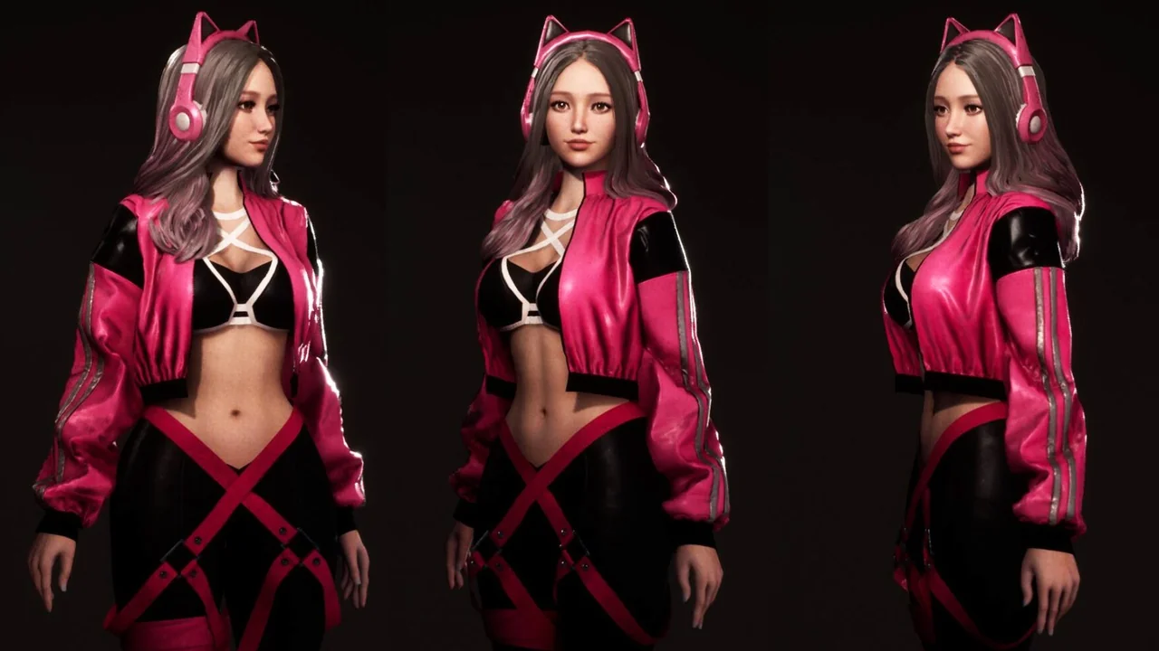 F2 Cyber Girl Davina asset