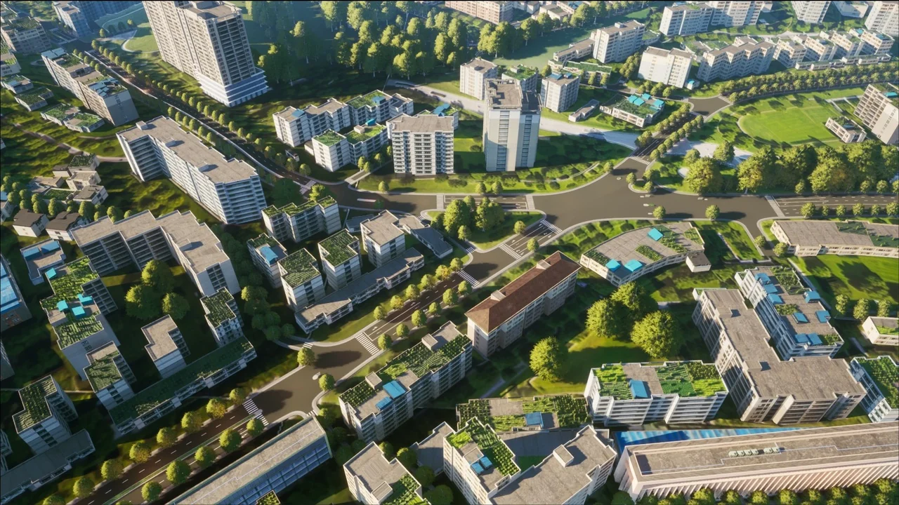 Dynamic City Creator Sample asset