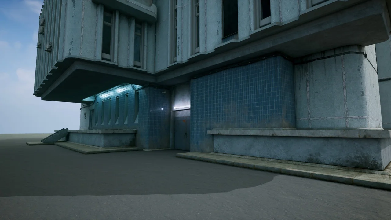 Modular Post Soviet Building asset