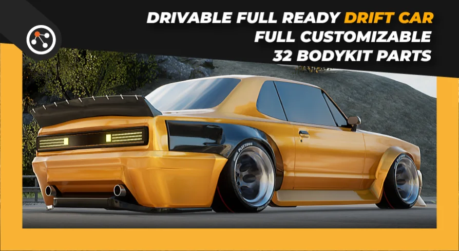 Drift Car Mamba - Drivable and customizable