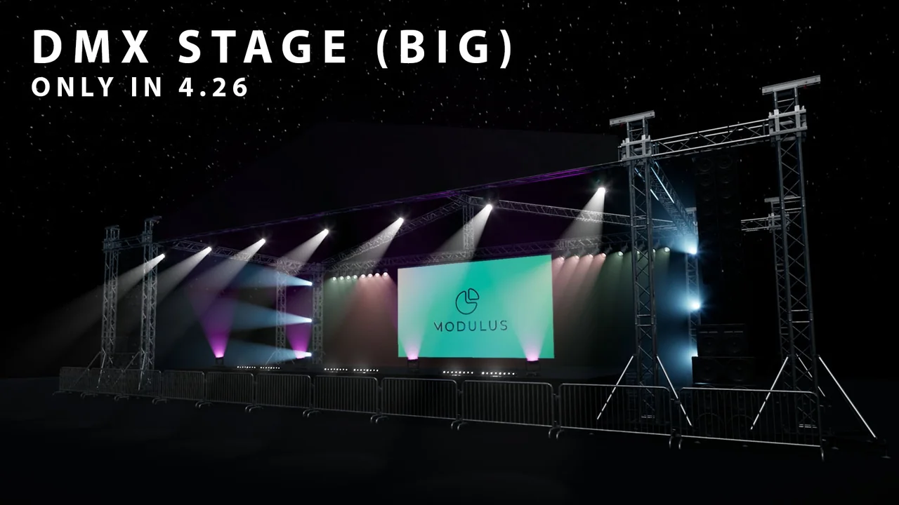 Modular Concert Stage asset