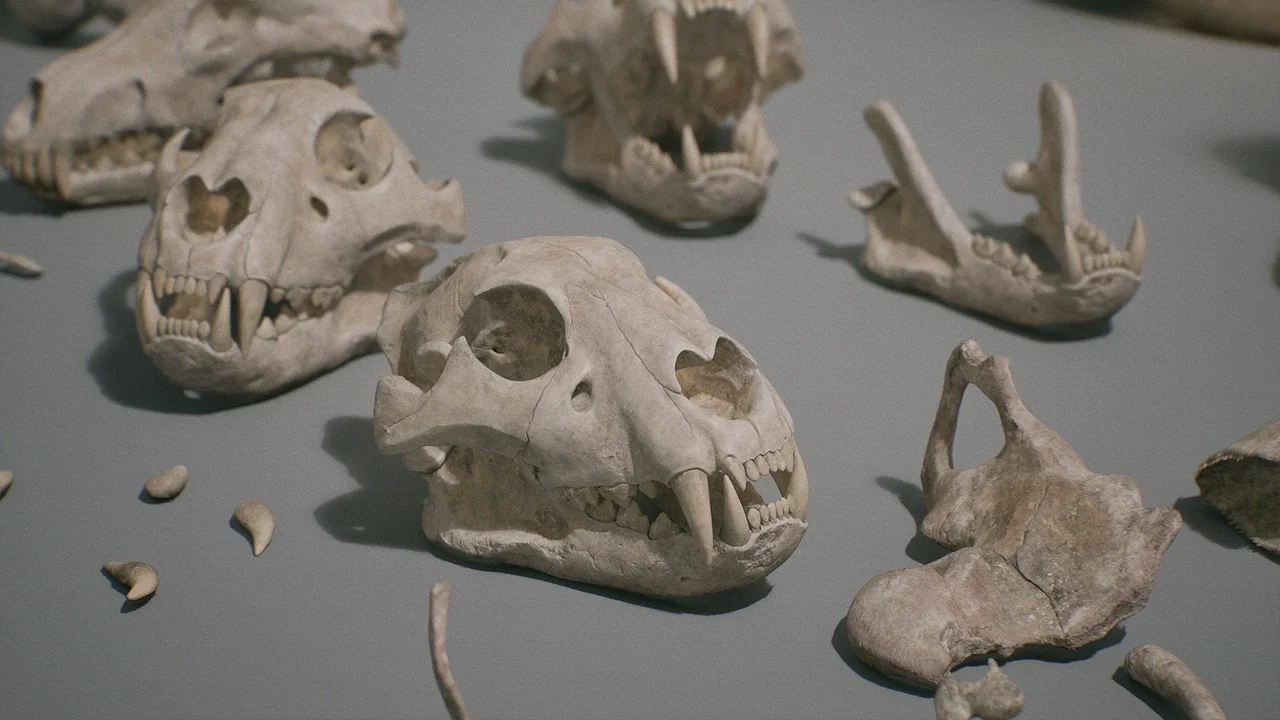 Bones VOL.1 – Animal Bones 1 (Nanite + Low Poly) asset