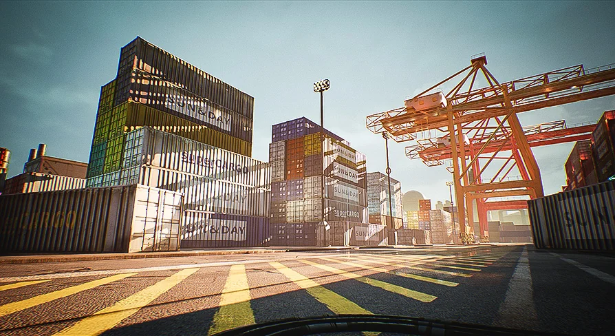 Container Yard Environment Set