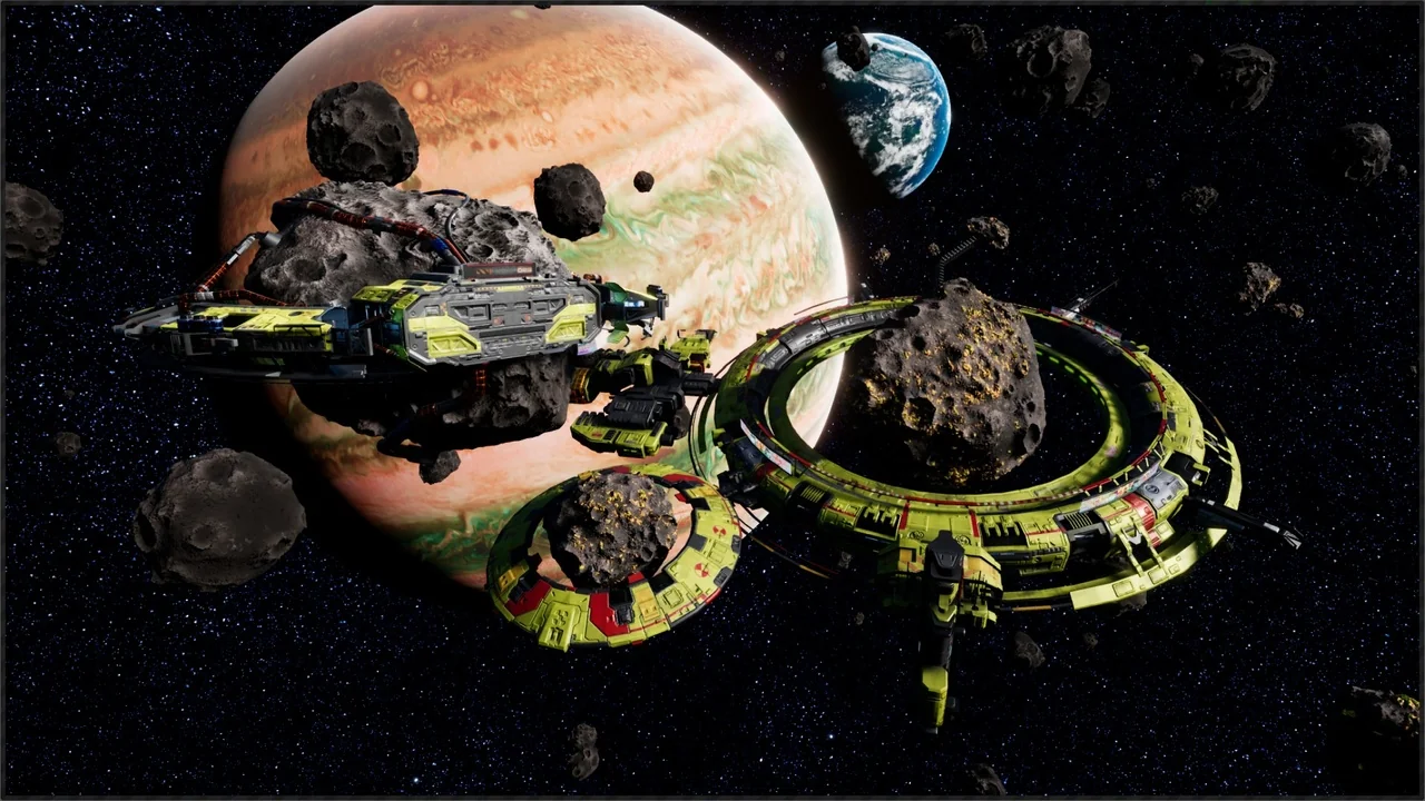 Space Station – Asteroid Mining Facility asset