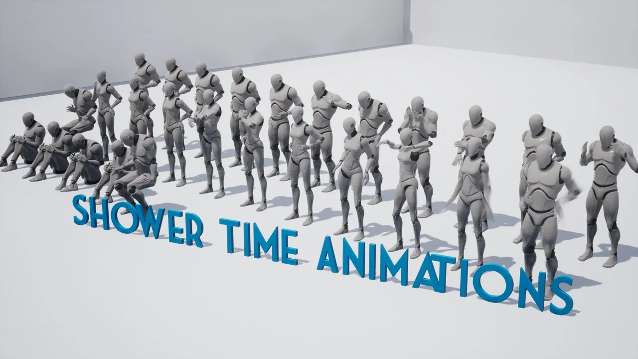 Shower Time Animations asset