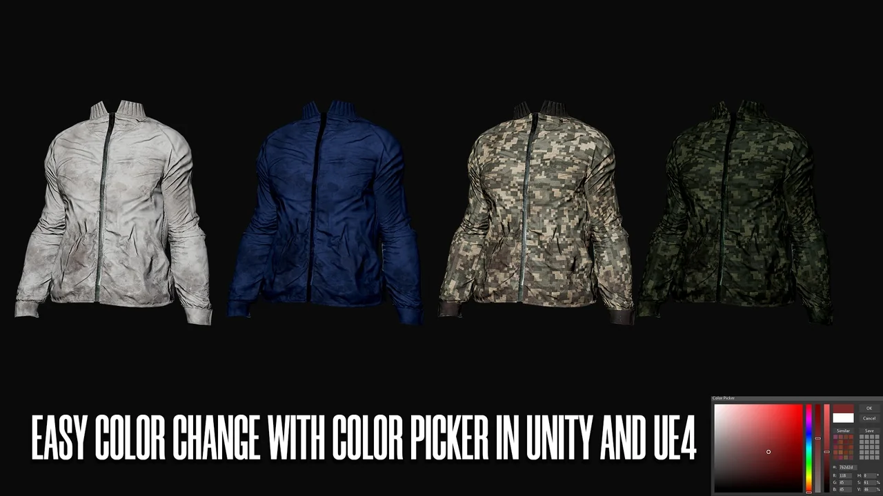 Customizable Survival Man asset