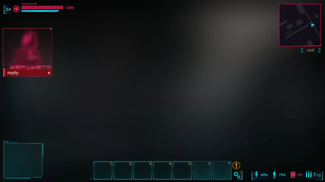 Cyberpunk RPG UI asset