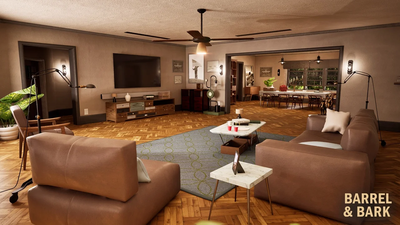 American Suburban House Environment asset