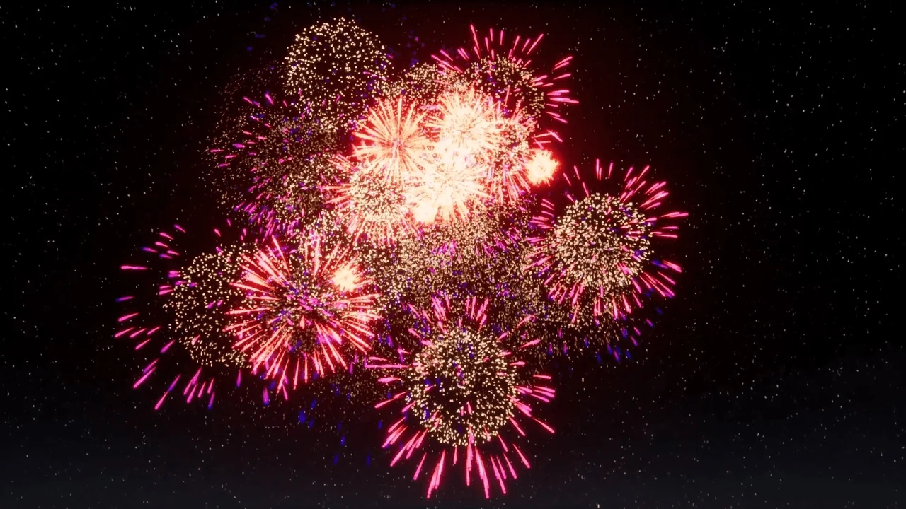 Various Fireworks VFX2 asset