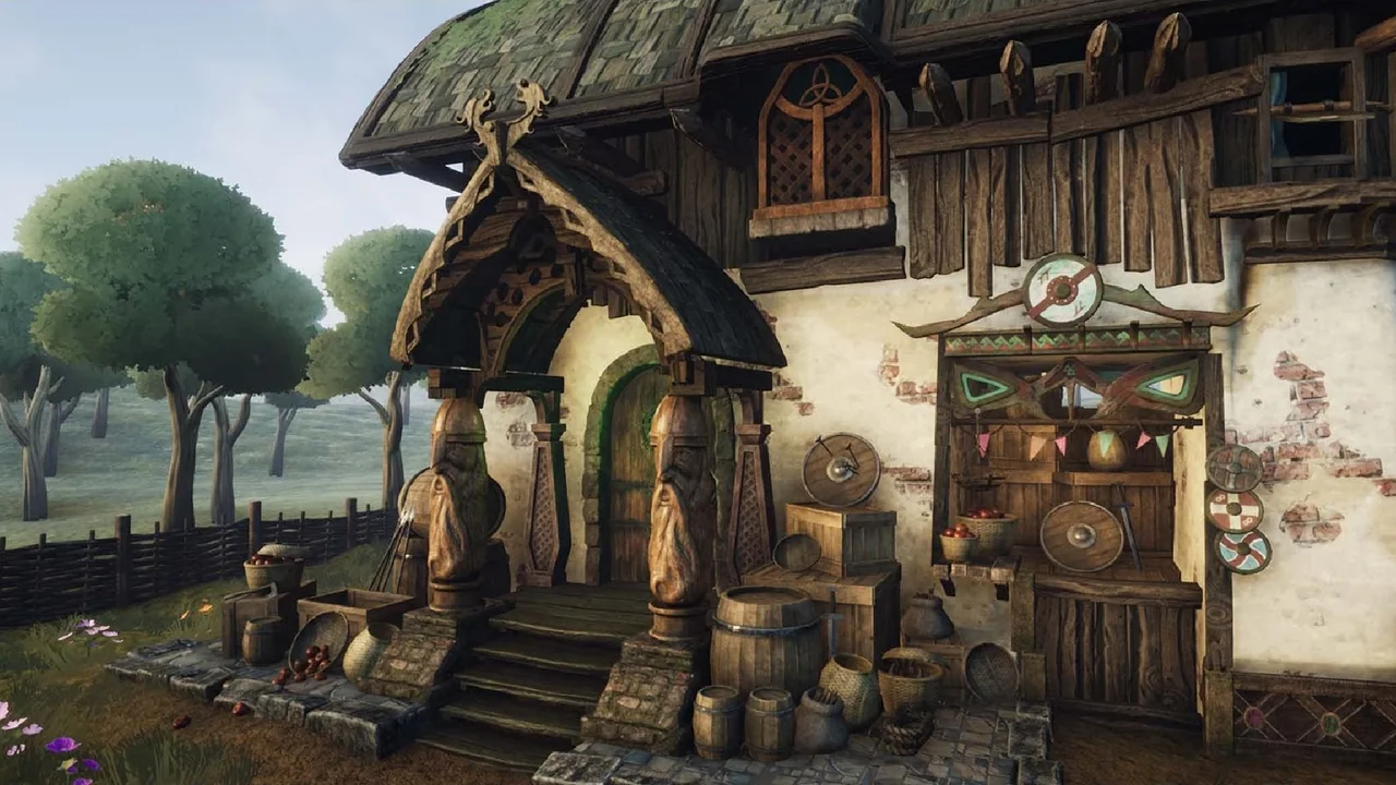 Stylized Viking Hut ( Stylized Stylized Stylized Viking Viking Hut Hut Forest ) asset