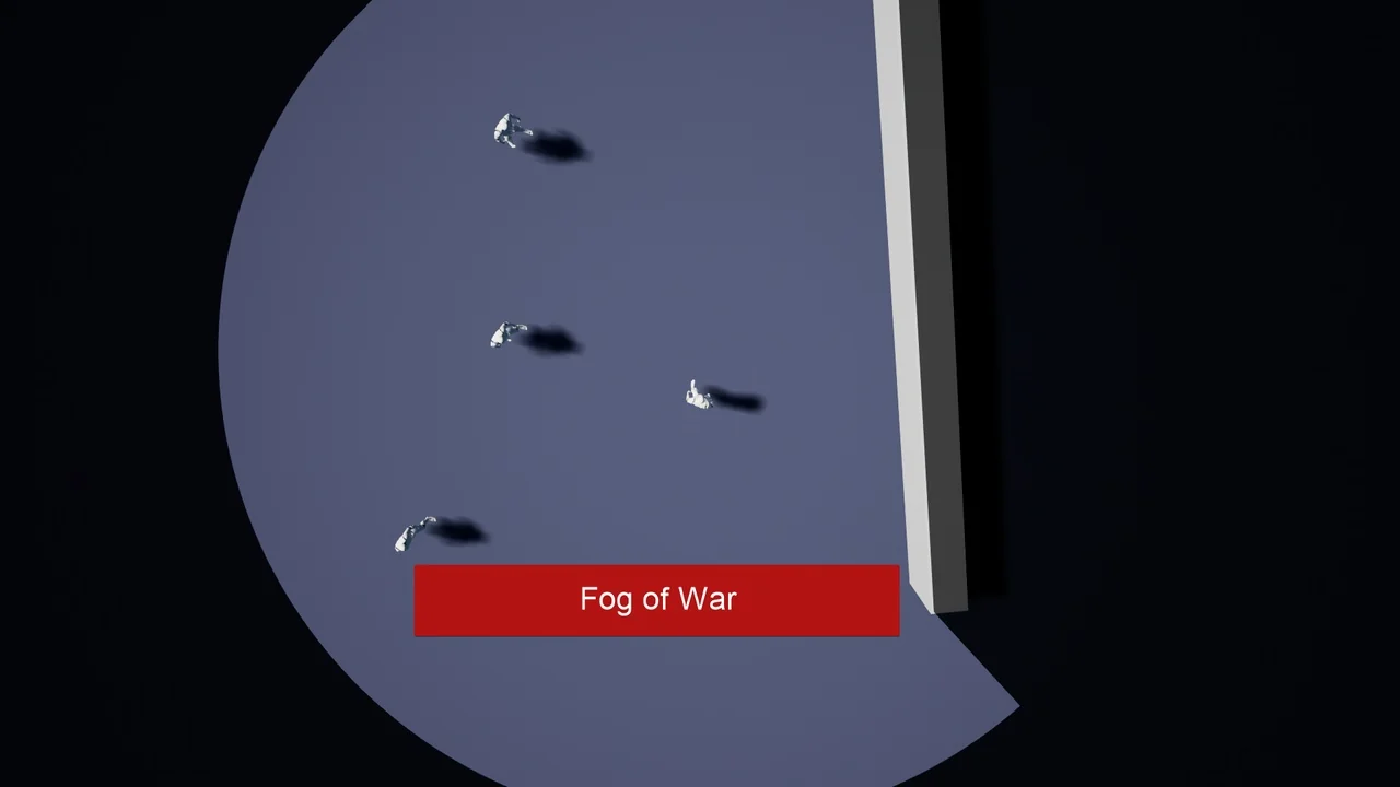 Line Of Sight. Dynamic mesh. asset