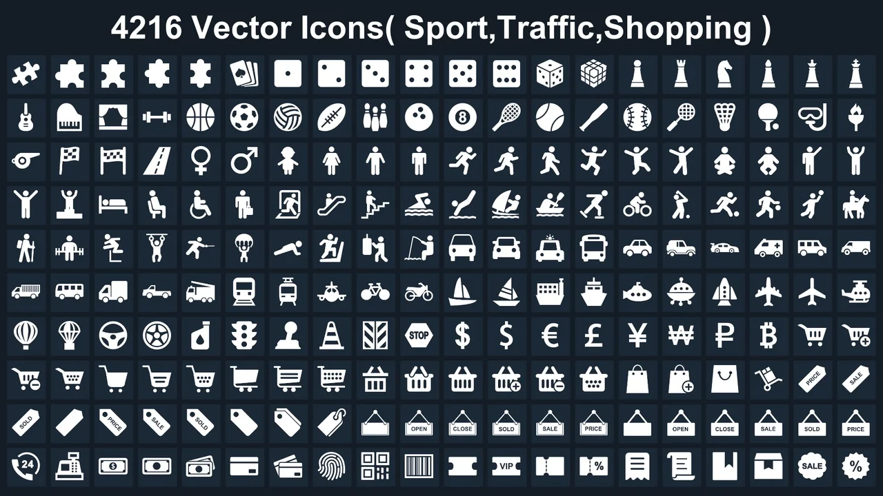 Clean Flat GUI Elements asset