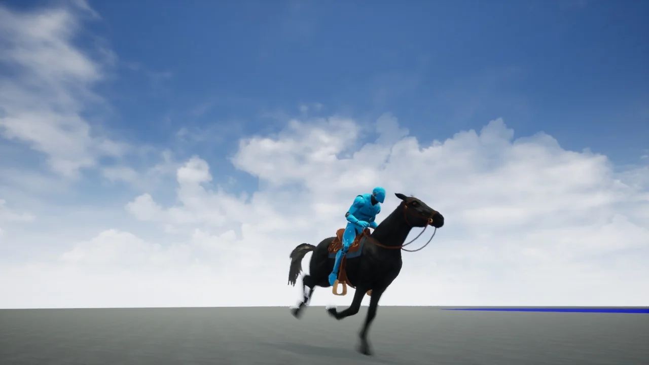 Riding System in Blueprints (Multiplayer) asset
