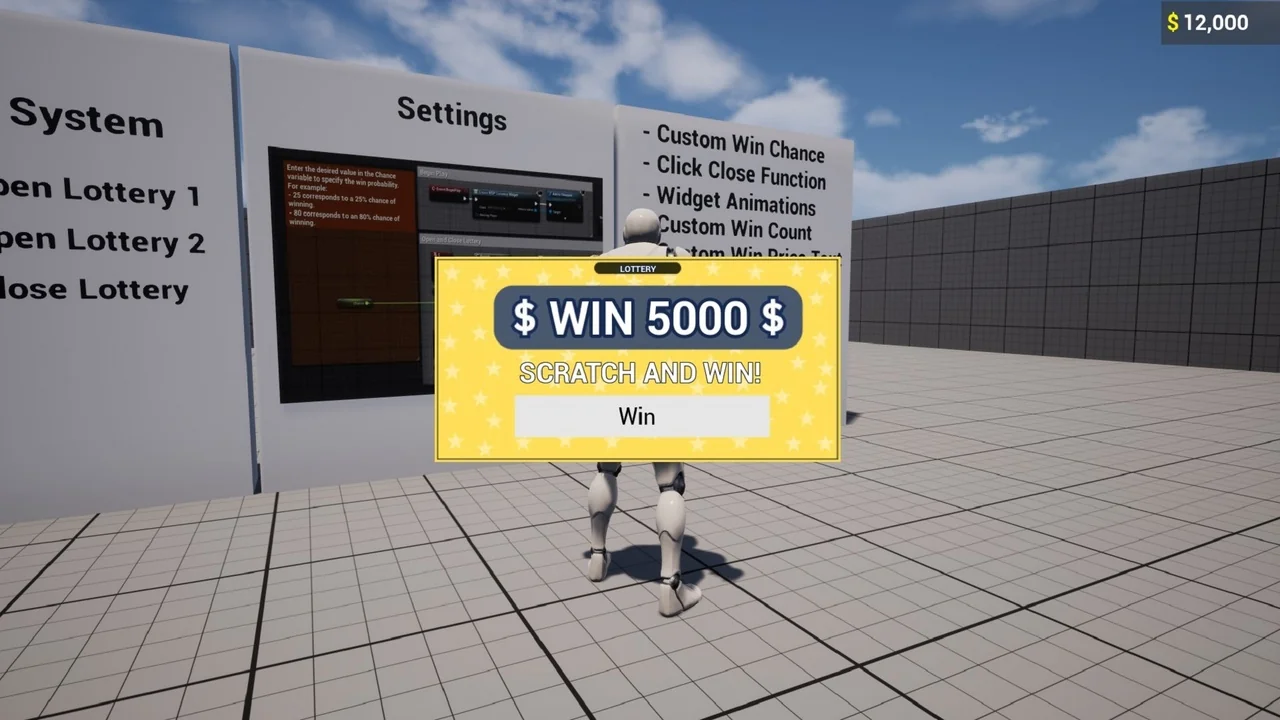 Scratch Card Lottery System asset