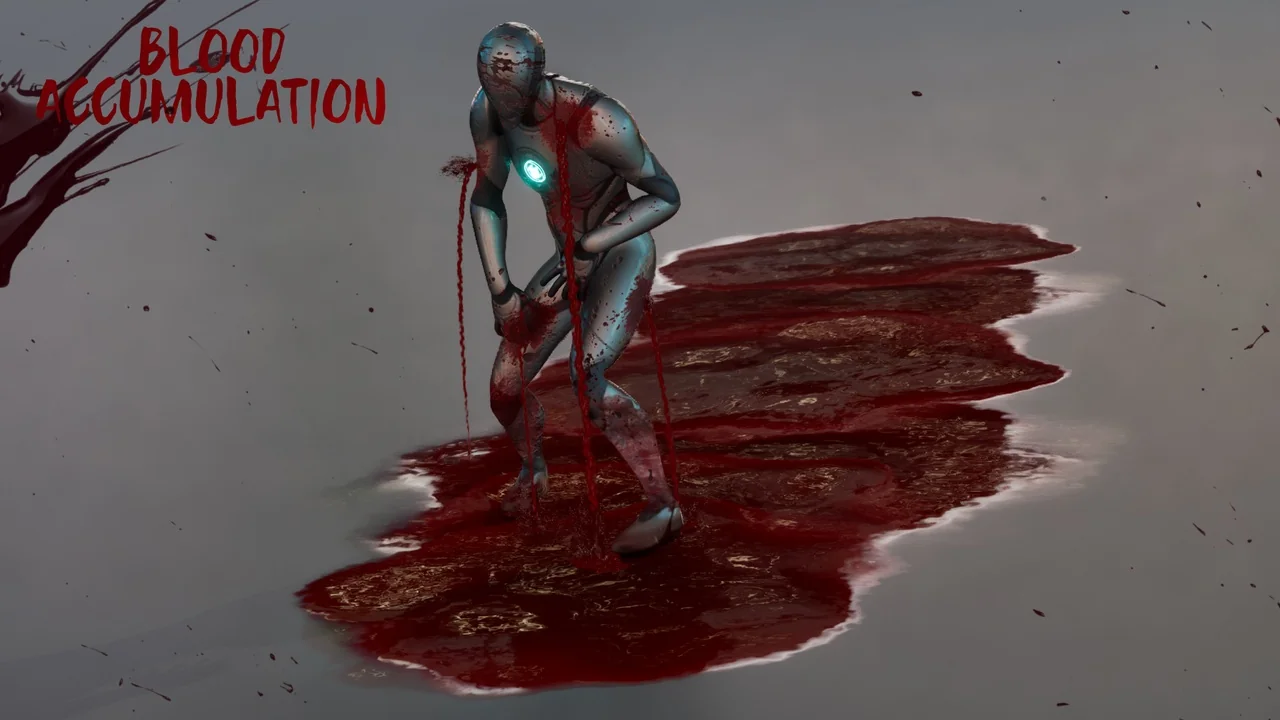 Realistic Blood VFX (Niagara Blood Effects, Blood VFX, Blood, Blood VFX) asset