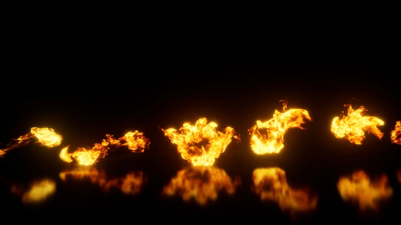 Real Fire Pack 2d Effect Pack asset