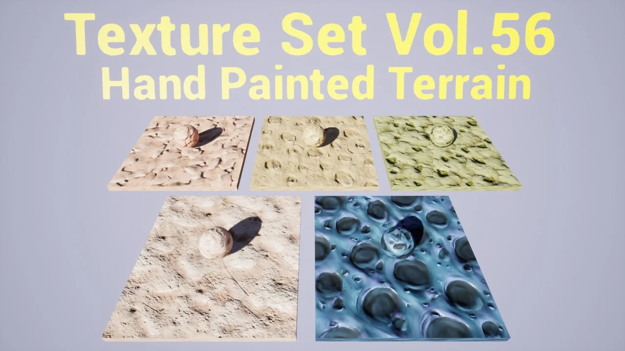 Terrain Vol.56 – Hand Painted Textures asset