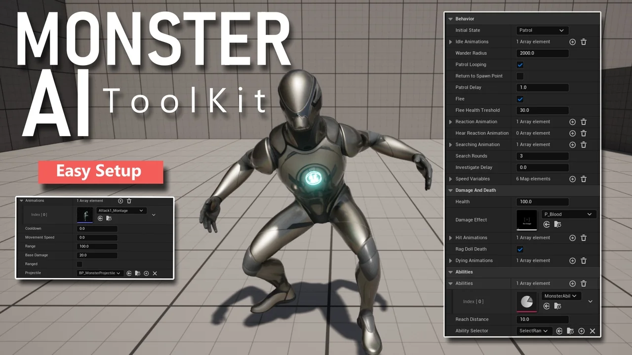 Monster Ai Kit asset