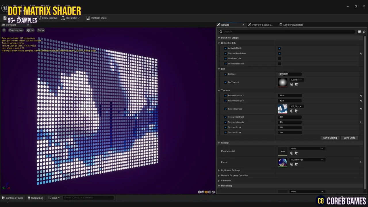 Dot Matrix Shader Pack asset