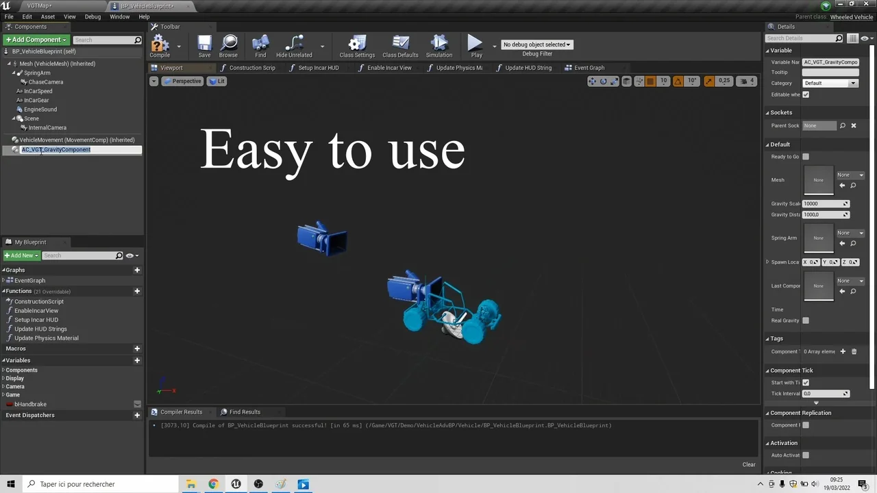 Vehicles Gravity Template – VGT asset