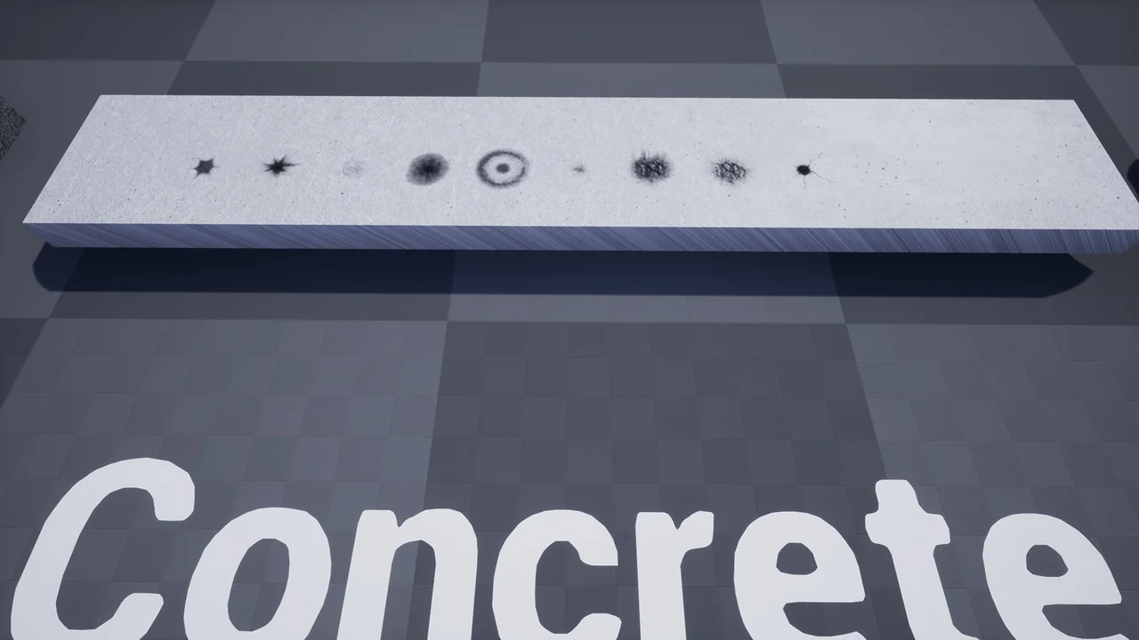 Battle Damaged Decals 1 asset