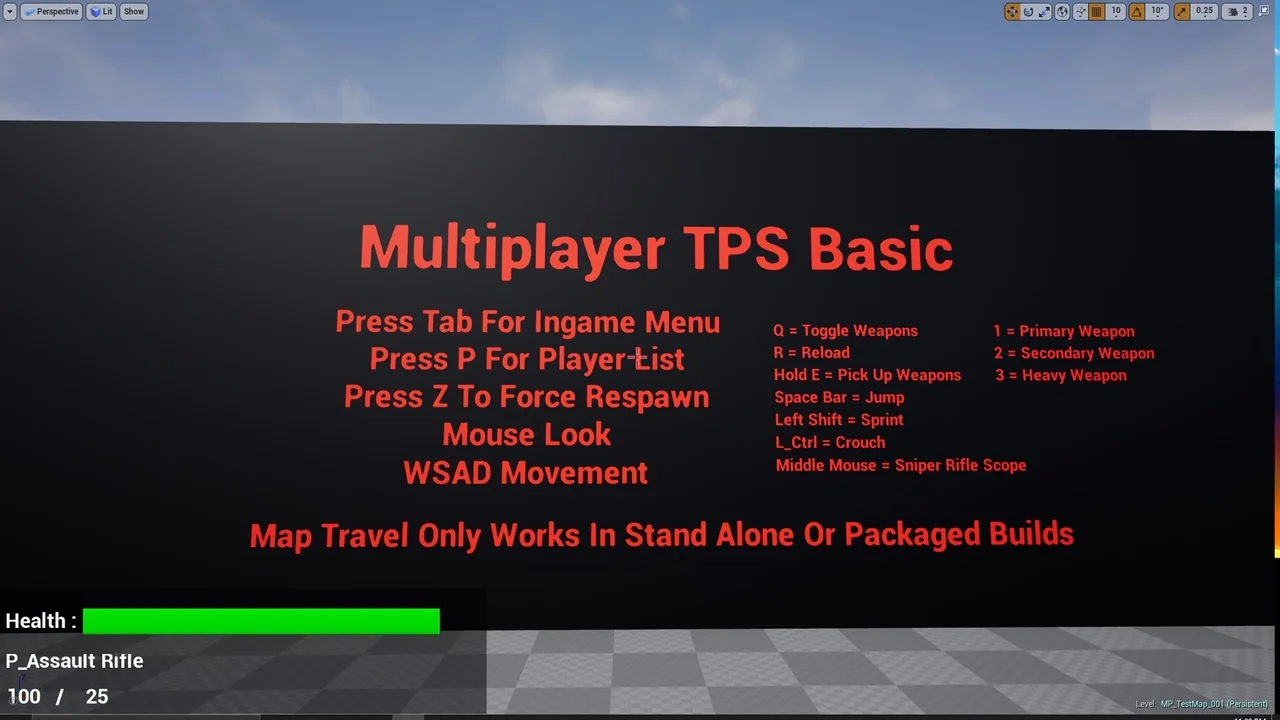 Multiplayer TPS Basic asset