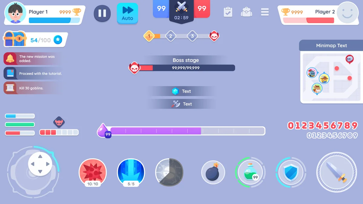GUI Pro – Simple Casual asset