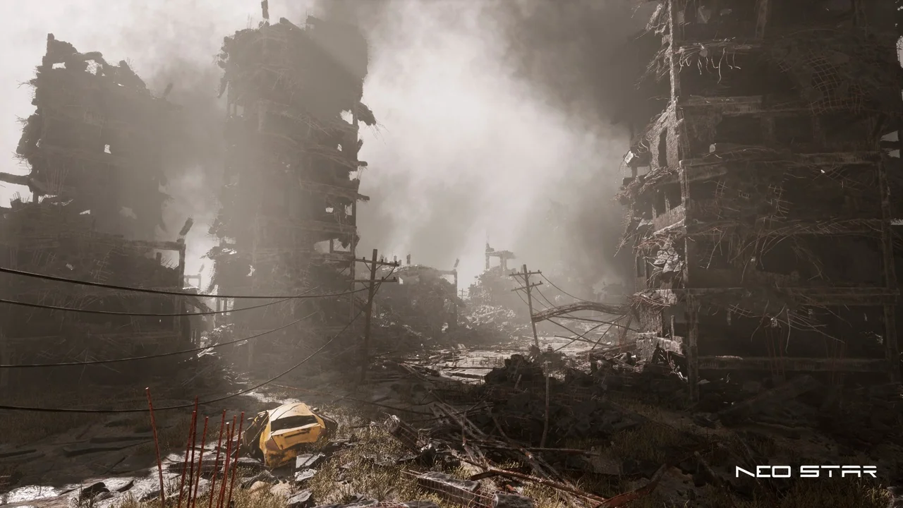 Blasted City – Destroyed Buildings Pack asset