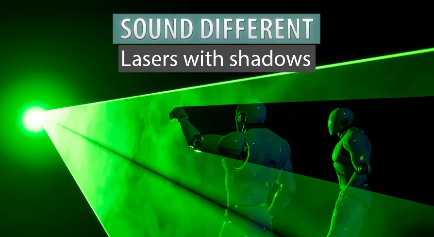 Lasers with shadows