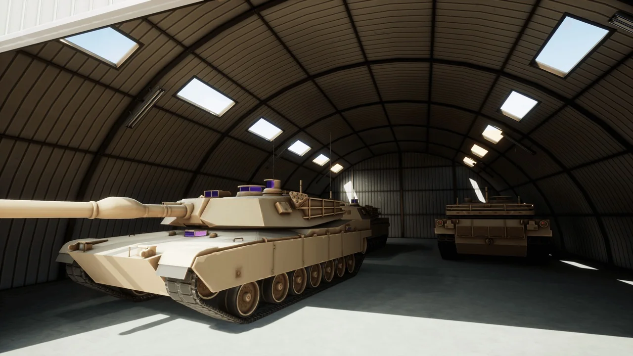 Stylized Military Base asset