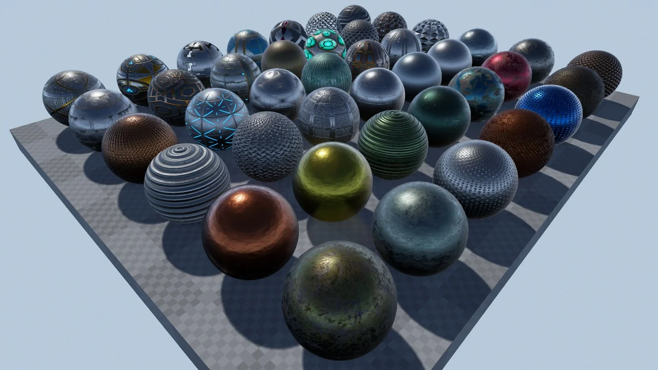 Yughues Metal Materials asset