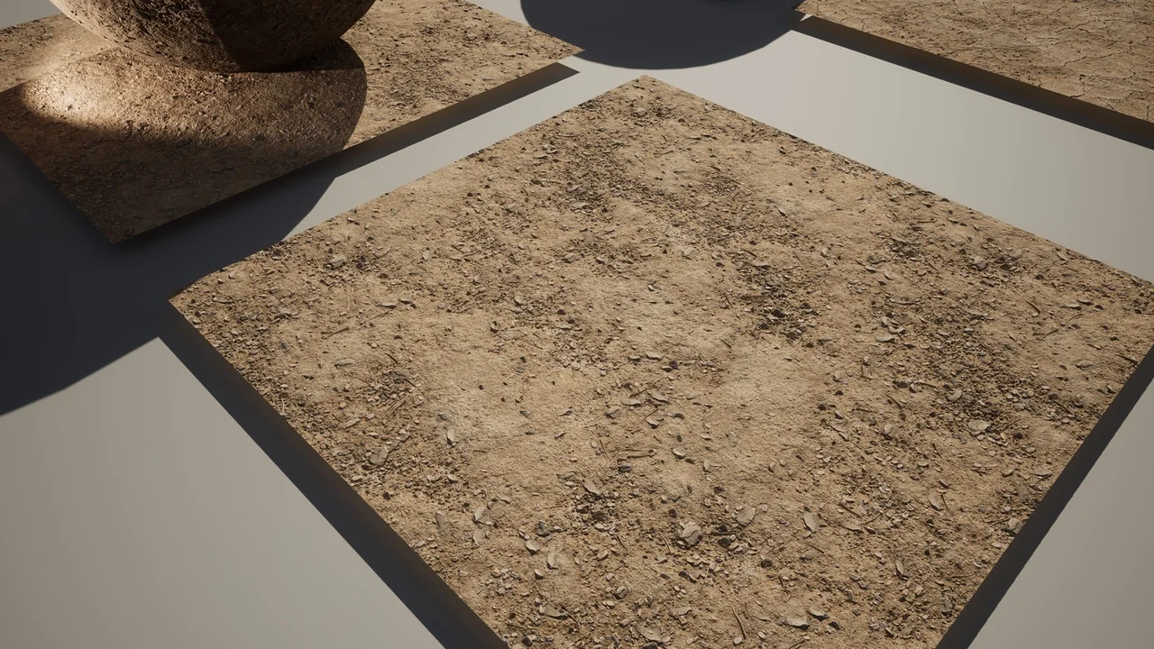 Ground Material Texture Pack (Advanced Materials / 5 Variations) asset