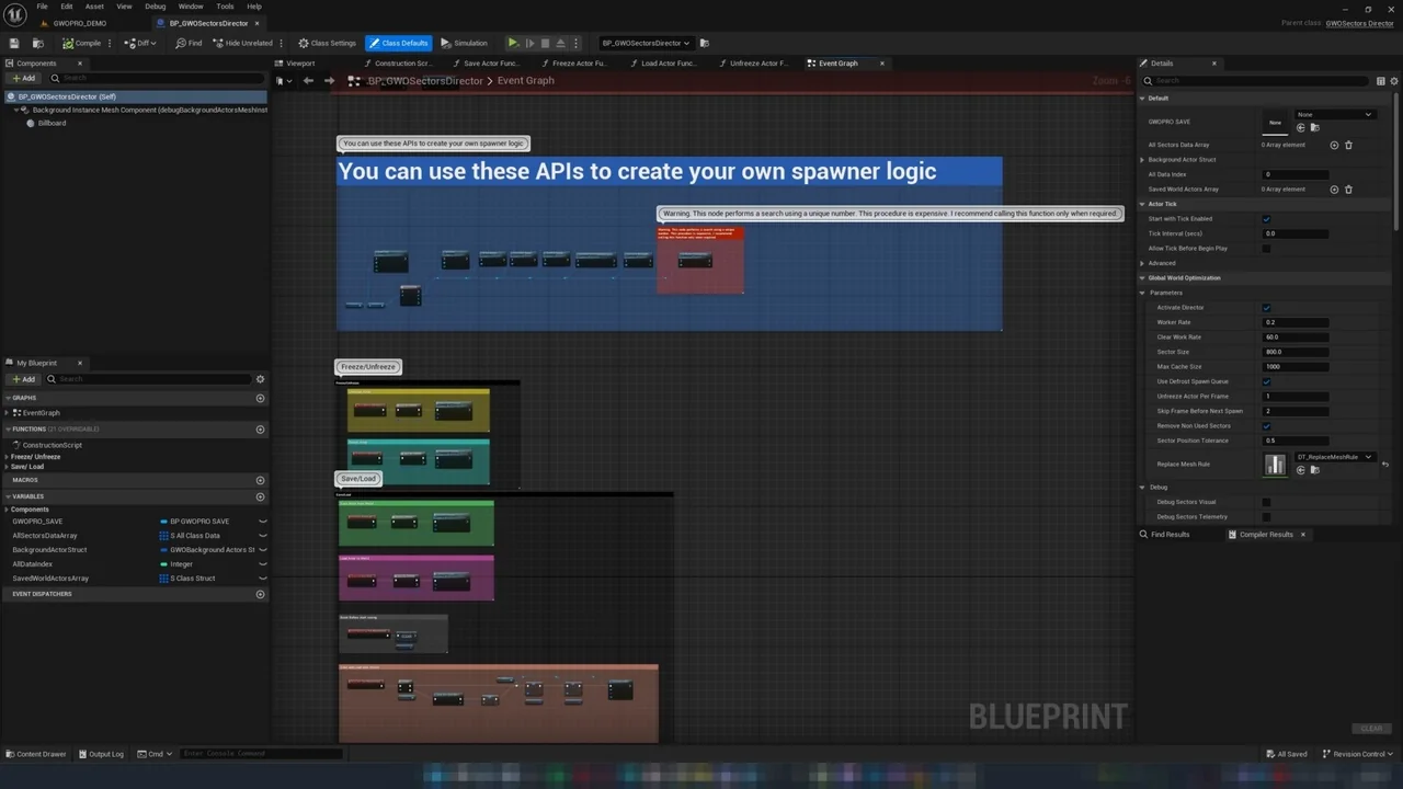 Global World Optimization Framework PRO MAX – High Performance for Large Worlds asset