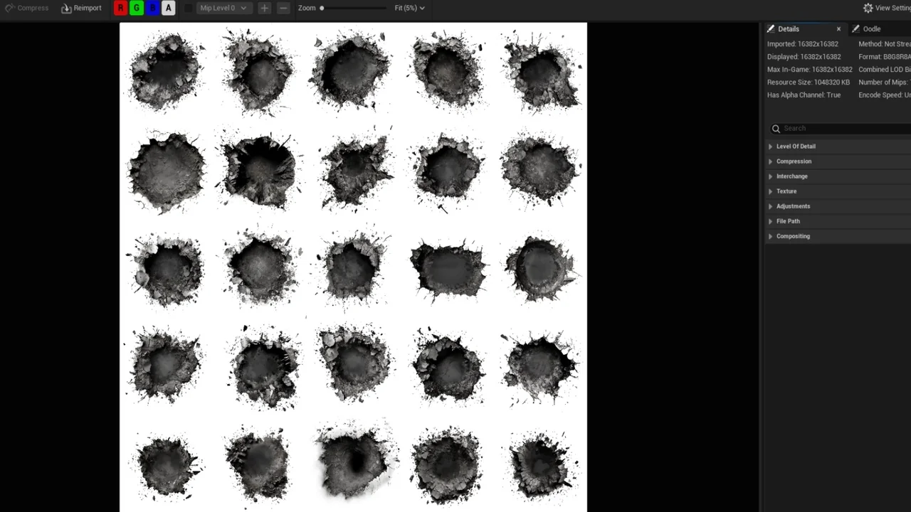 Destruction Decal BP asset