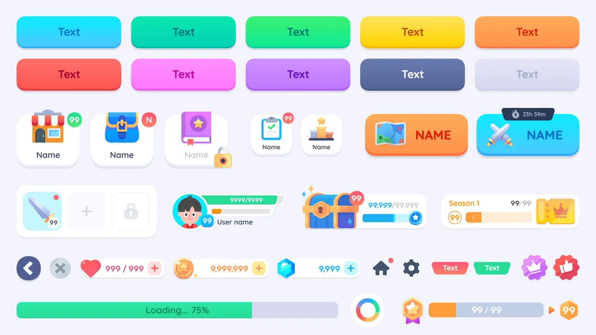 GUI Pro – Simple Casual asset