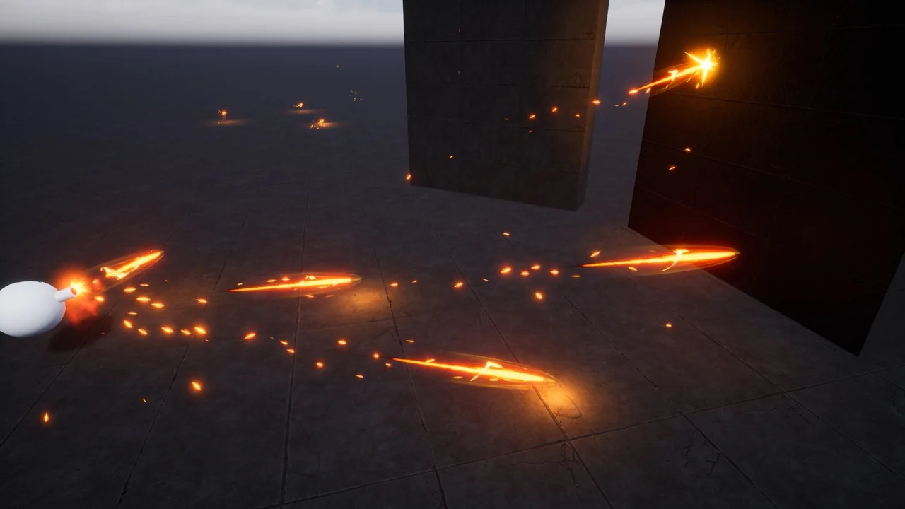 Niagara Toon Projectiles asset