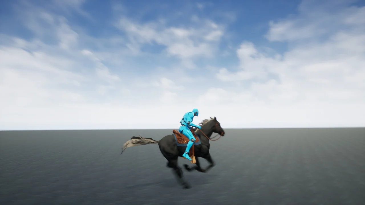 Riding System in Blueprints (Multiplayer) asset