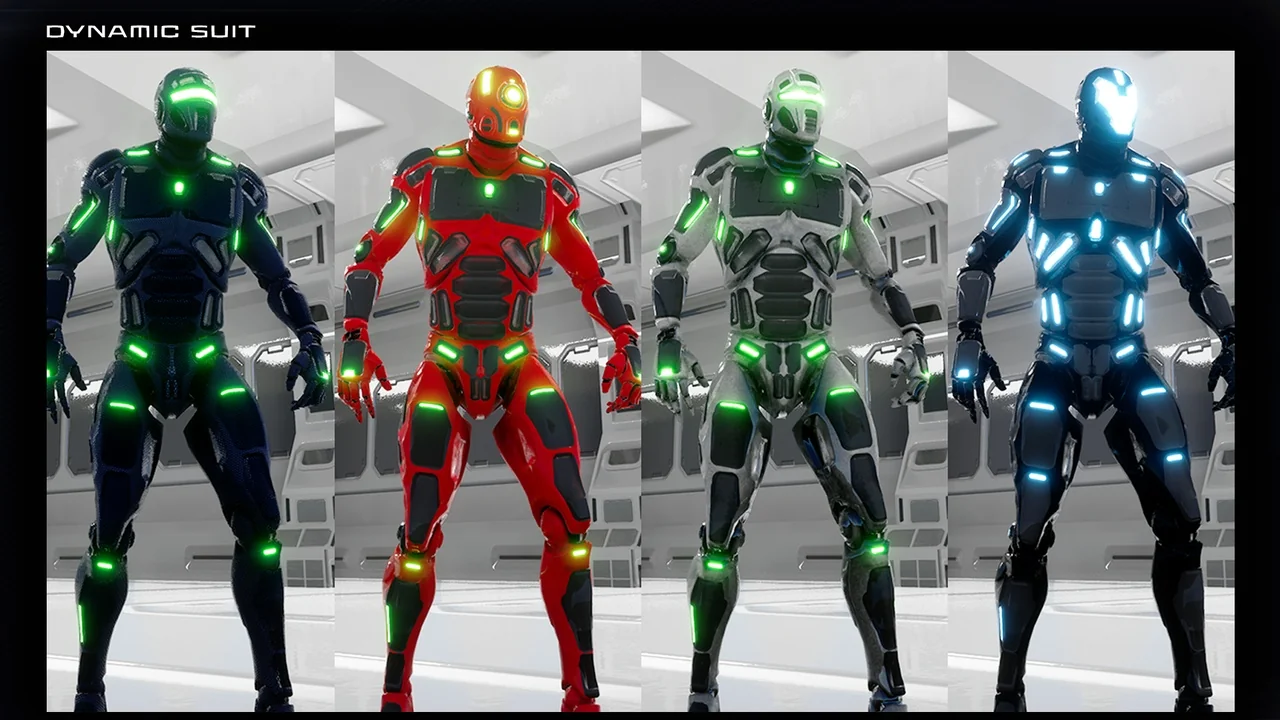 UE4 Mannequin Dynamic Suit Pack (PBR) asset