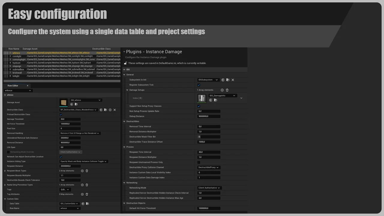 Instance Damage System asset