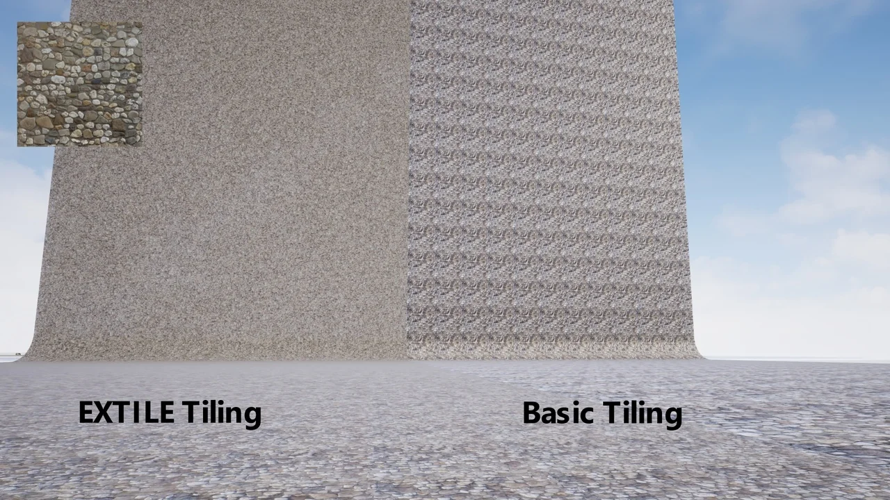 EXTILE PLUS -Ultimate Non-Tiling Material Toolkit for Unreal Engine Environments asset