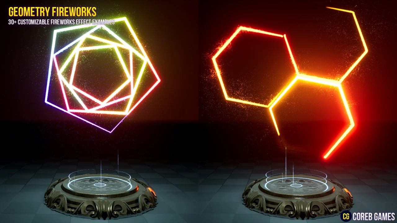 Geometry Fireworks VFX Pack asset