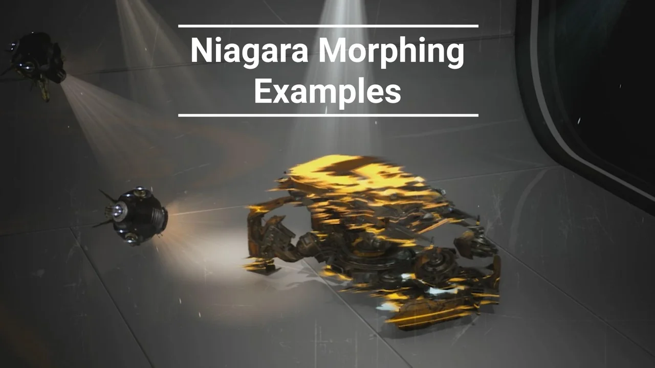 Niagara Morphing Examples asset